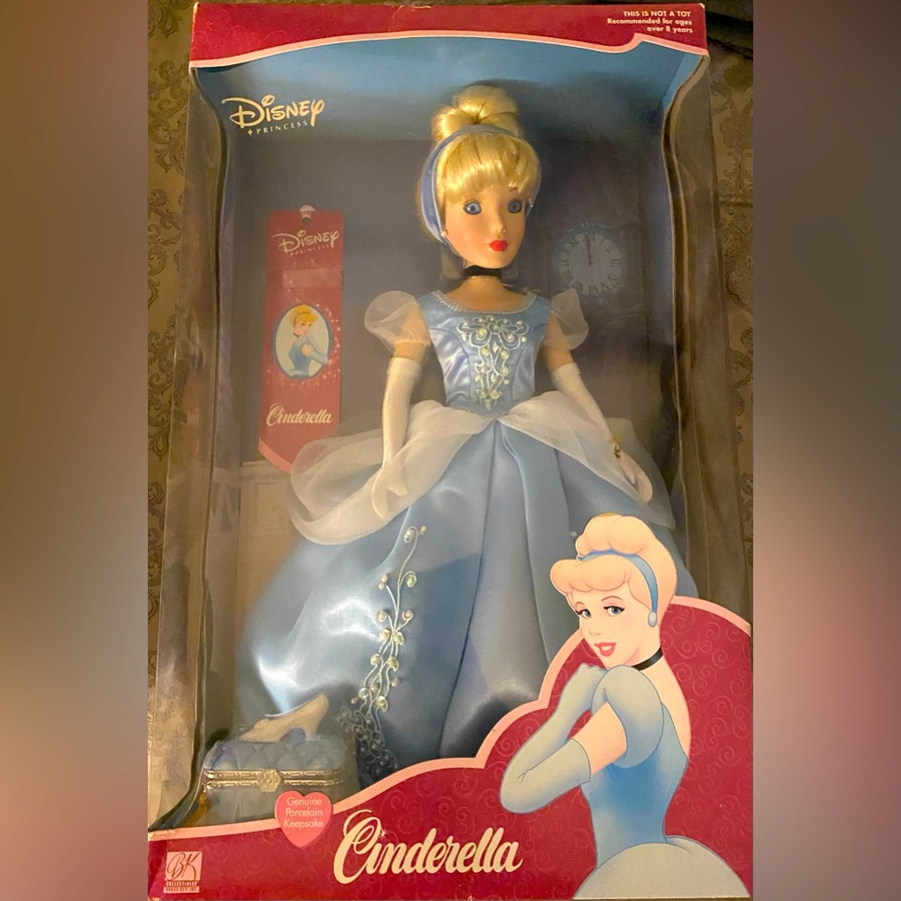 Disney Cinderella porcelain doll - new, unopened